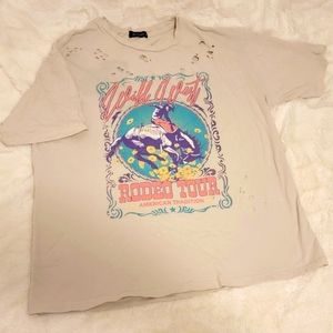 Distressed oversized tshirt